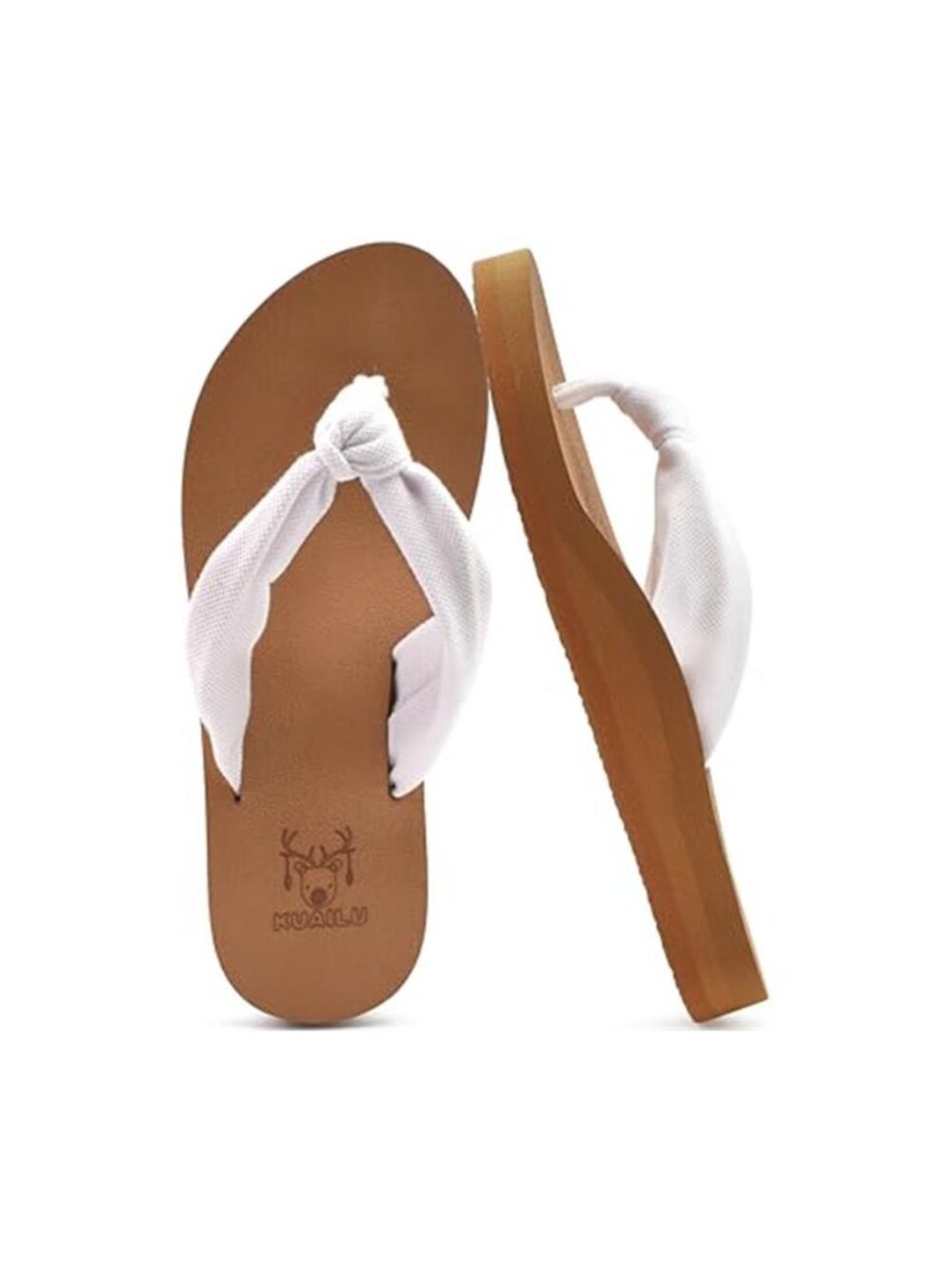 Women's Arch Support Flip Flops Cushioned Beach Thong Sandals Comfortable Sundal
